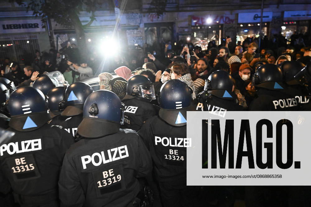 Police in Berlin intervened in demonstrations in support of Palestinians BERLIN, GERMANY - OCTOBER 7: German police intervene a pro-Palestinian demonstration in Berlin, Germany on October 7, 2026. More than a thousand demonstrators gathered at Oranien Square to protest Israeli attack on Gaza and marched toward Hermann Square before police broke up the rally near the Kottbusser Tor subway station, detaining numerous participants. Halil Sagirkaya Anadolu Berlin Germany. Editorial use only. Please get in touch for any other usage.