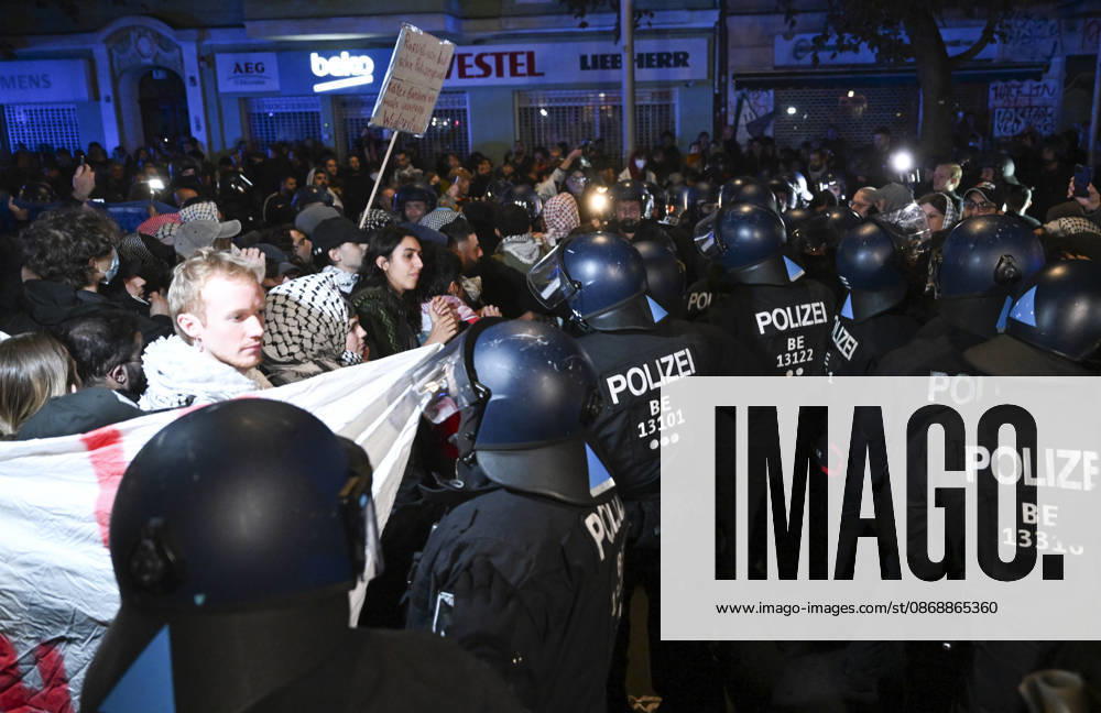 Police in Berlin intervened in demonstrations in support of Palestinians BERLIN, GERMANY - OCTOBER 7: German police intervene a pro-Palestinian demonstration in Berlin, Germany on October 7, 2026. More than a thousand demonstrators gathered at Oranien Square to protest Israeli attack on Gaza and marched toward Hermann Square before police broke up the rally near the Kottbusser Tor subway station, detaining numerous participants. Halil Sagirkaya Anadolu Berlin Germany. Editorial use only. Please get in touch for any other usage.