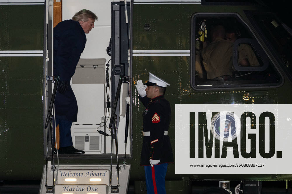 President DONALD TRUMP walks across the South Lawn of the White House after arriving aboard Marine One following a trip to San Antonio, Texas, where he attended a campaign rally ahead of the November midterm elections. Washington United States - ZUMAk206 20261008_znp_k206_012