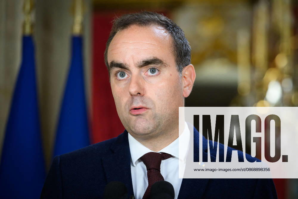 Prime Minister Sébastien Lecornu made, from Matignon, a statement regarding the high school students’ protests on October 7, 2026 Eric Tschaen Pool Bestimage Prime Minister Sébastien Lecornu made a statement from Matignon about the high school students’ protests on October 7, 2026 Paris, France