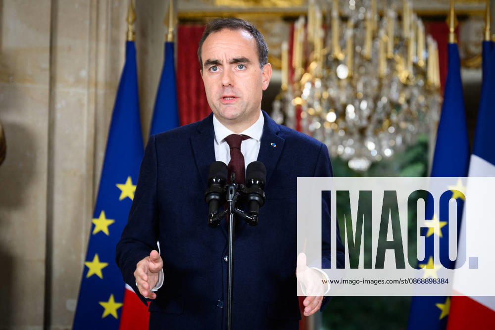 Prime Minister Sébastien Lecornu made, from Matignon, a statement regarding the high school students’ protests on October 7, 2026 Eric Tschaen Pool Bestimage Prime Minister Sébastien Lecornu made a statement from Matignon about the high school students’ protests on October 7, 2026 Paris, France