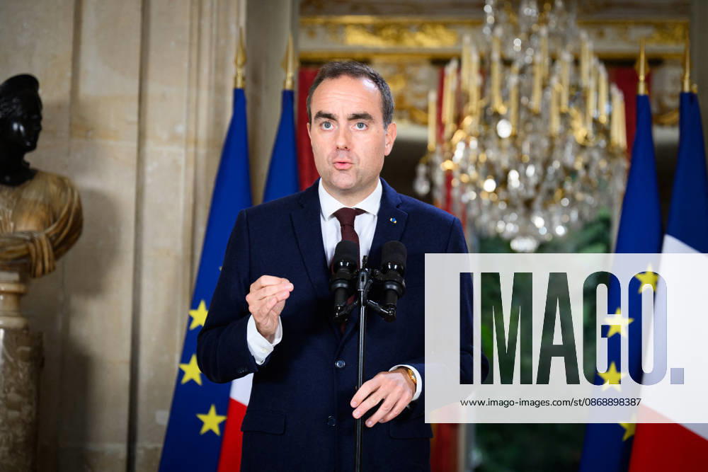 Prime Minister Sébastien Lecornu made, from Matignon, a statement regarding the high school students’ protests on October 7, 2026 Eric Tschaen Pool Bestimage Prime Minister Sébastien Lecornu made a statement from Matignon about the high school students’ protests on October 7, 2026 Paris, France