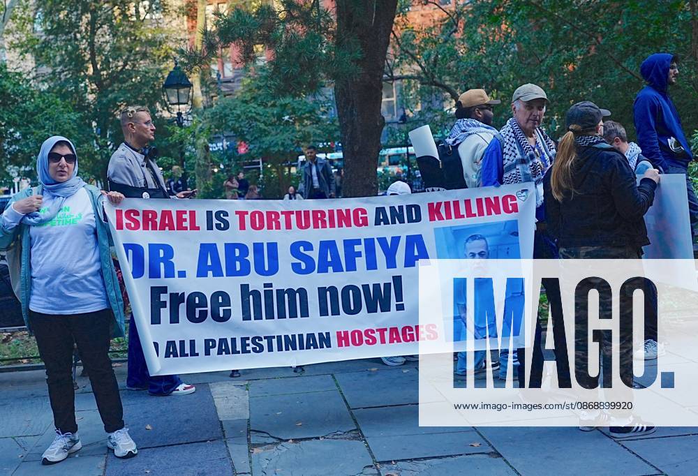 Pro-Palestinians rally outside City Hall NEW YORK, UNITED STATES - OCTOBER 07: Pro-Palestinian Americans rally outside City Hall and march to Union Square in New York, United States, on October 7, 2026, marking the anniversary of the October 7 attacks on Gaza. Selcuk Acar Anadolu New York United States. Editorial use only. Please get in touch for any other usage.