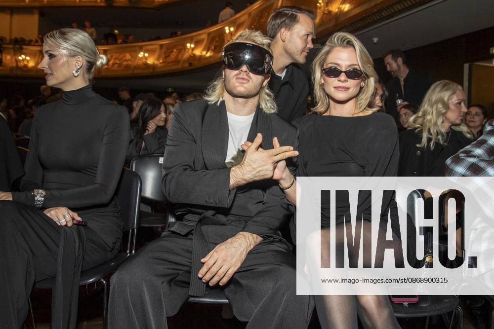 ABB ABOUTYOU Ski Aggu and Cheyenne Pahde as guests at the ABOUT YOU Opera Fashion Show at the Admiralspalast on October 7, 2026, in Berlin, Germany