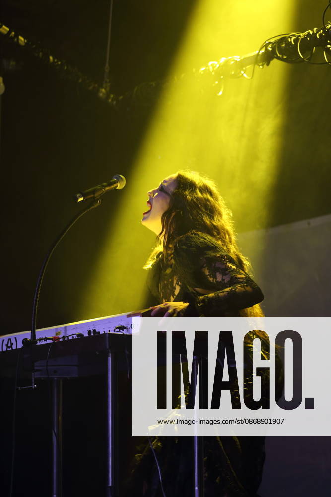 Alexandra Ashley Hughes, also known as Allie X, at a concert at the Metropol in Berlin, October 7, 2026 Allie X Concert Berlin