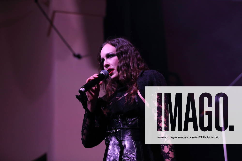 Alexandra Ashley Hughes, also known as Allie X, at a concert at the Metropol in Berlin, October 7, 2026 Allie X Concert Berlin