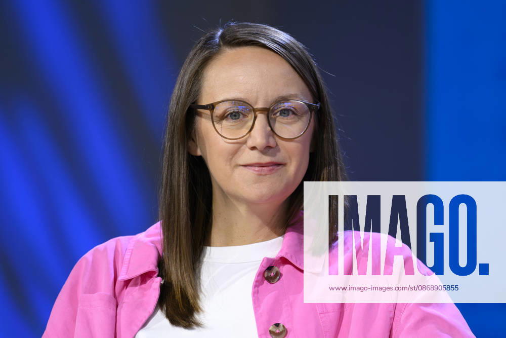 Author Johanna Sebauer speaks at the 2026 Frankfurt Book Fair in Frankfurt am Main, October 7, 2026, Hesse, Germany