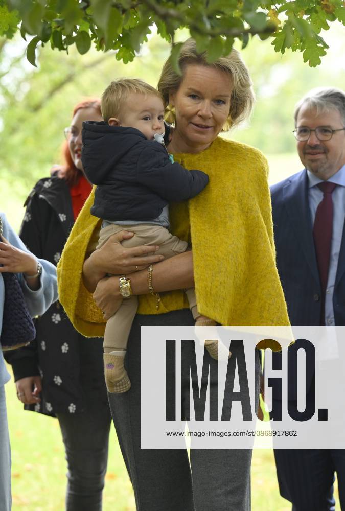 Queen Mathilde Visits Winners Of the 2026 Queen Mathilde Prize GREZ-DOICEAU, BELGIUM - OCTOBER 08: Queen Mathilde of Belgium pictured visiting two organizations that won the 2026 Queen Mathilde Prize : Vzw Alba, on October 08, 2026 in Grez-Doiceau, Belgium, 08 10 2026 Grez-Doiceau Belgium