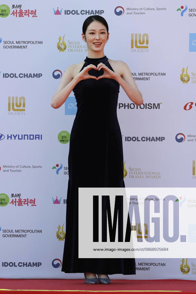Red carpet at Seoul Drama Awards in South Korea South Korean actress Choi Hyo-ju poses for photos on the red carpet during the 21st Seoul International Drama Awards in Seoul, South Korea, on October 08, 2026. Seoul South Korea