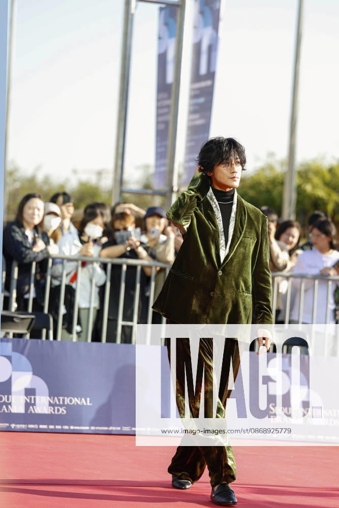 Red carpet at Seoul Drama Awards in South Korea Japanese singer and actor Jin Akanishi poses for photos on the red carpet during the 21st Seoul International Drama Awards in Seoul, South Korea, on October 08, 2026. Seoul South Korea