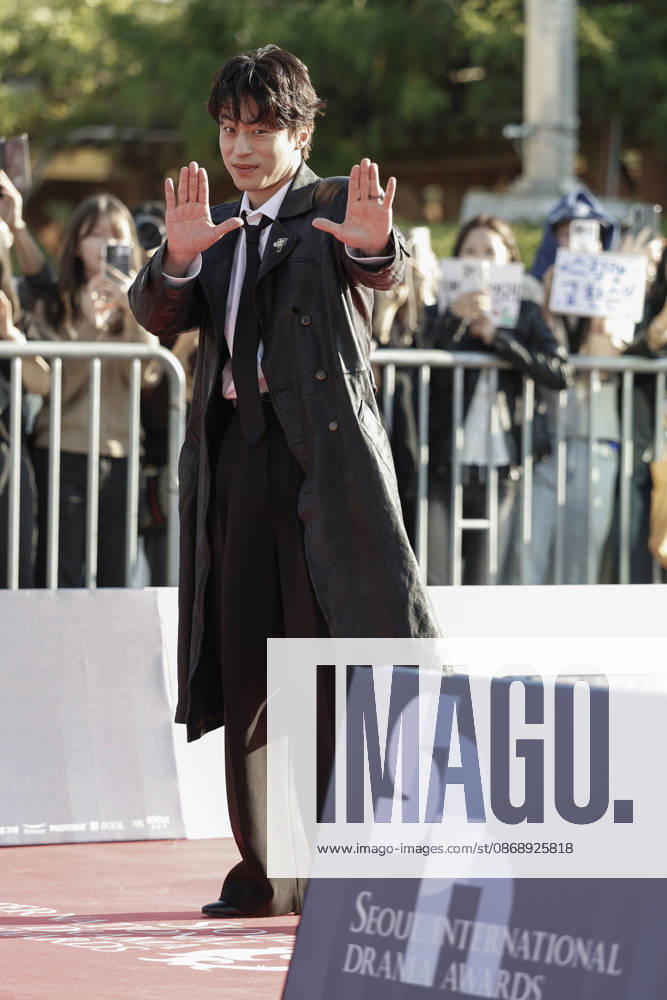 Red carpet at Seoul Drama Awards in South Korea South Korean actor Koo Kyo-hwan poses for photos on the red carpet during the 21st Seoul International Drama Awards in Seoul, South Korea, on October 08, 2026. Seoul South Korea