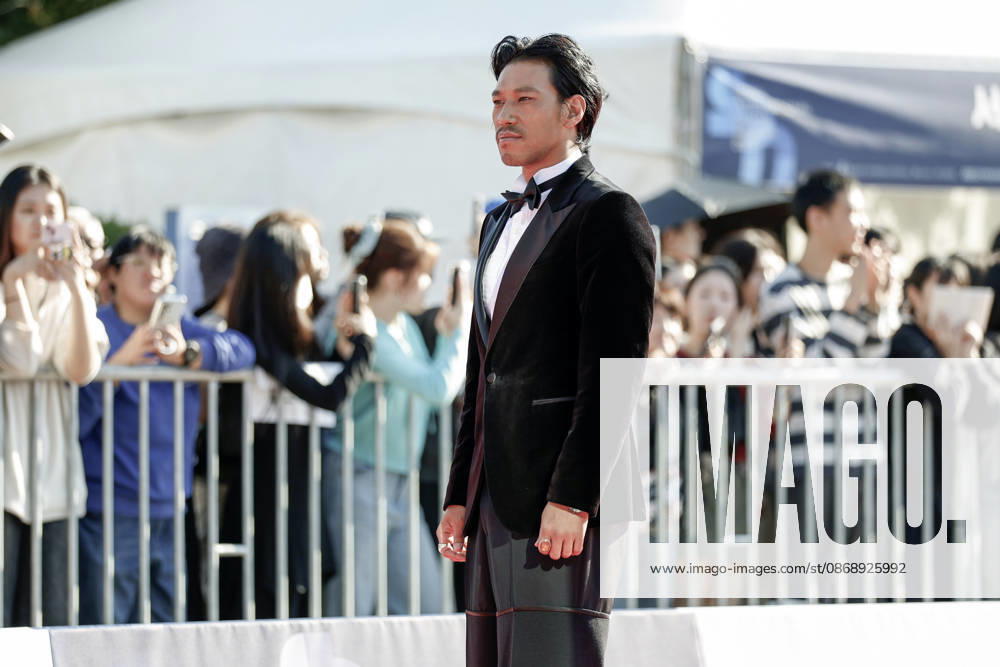 Red carpet at Seoul Drama Awards in South Korea South Korean actor Kim Min walks the red carpet during the 21st Seoul International Drama Awards in Seoul, South Korea, on October 08, 2026. Seoul South Korea