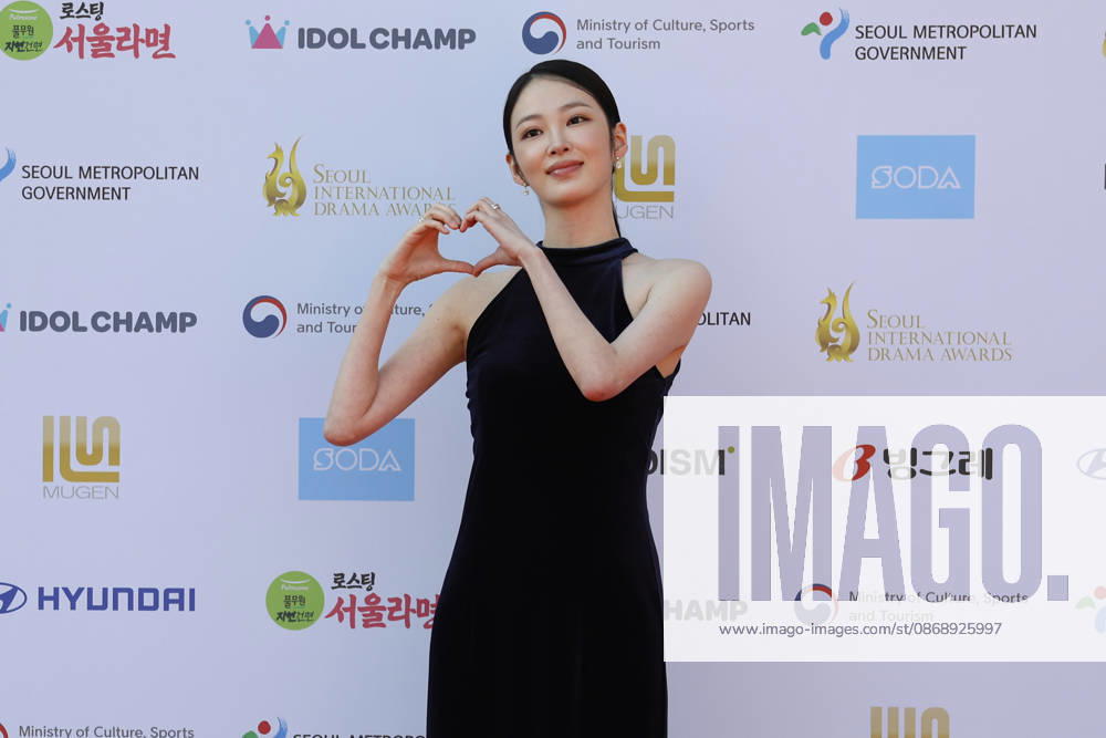 Red carpet at Seoul Drama Awards in South Korea South Korean actress Choi Hyo-ju poses for photos on the red carpet during the 21st Seoul International Drama Awards in Seoul, South Korea, on October 08, 2026. Seoul South Korea