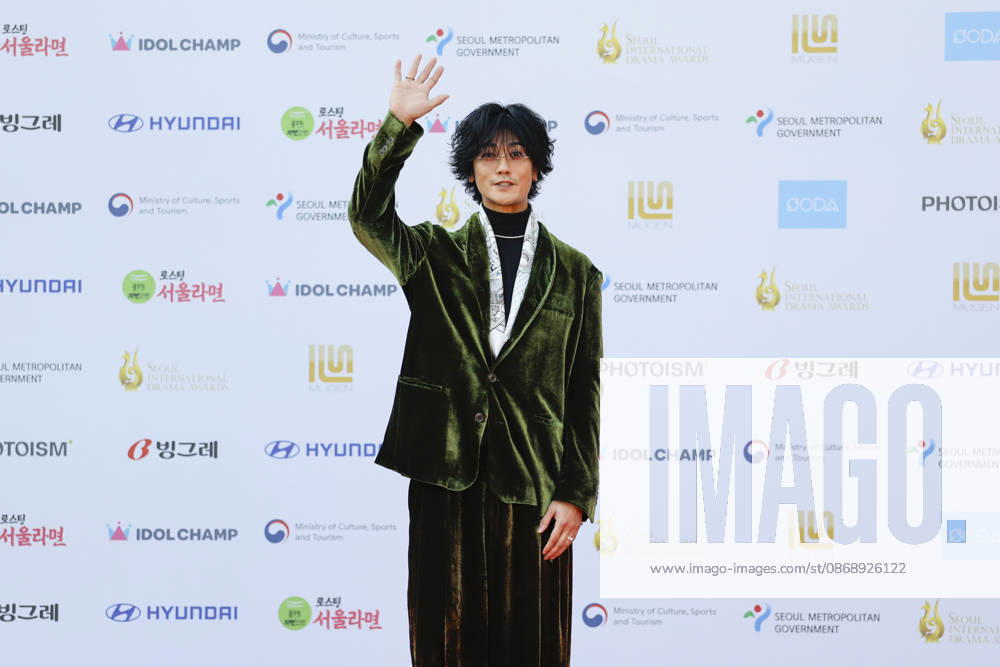 Red carpet at Seoul Drama Awards in South Korea Japanese singer and actor Jin Akanishi poses for photos on the red carpet during the 21st Seoul International Drama Awards in Seoul, South Korea, on October 08, 2026. Seoul South Korea