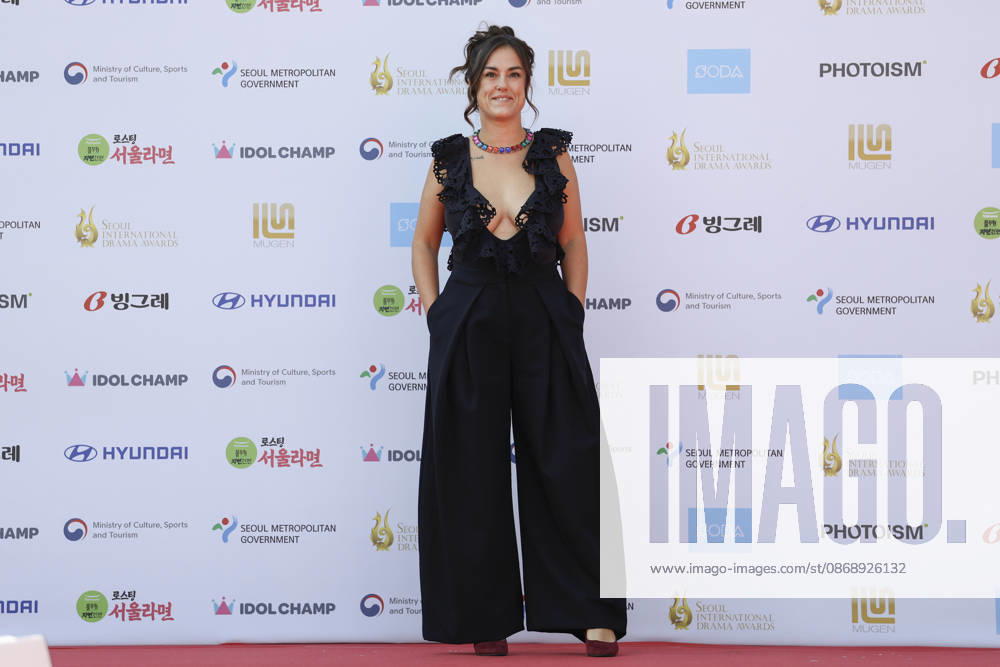Red carpet at Seoul Drama Awards in South Korea Producer Amaya Izquierdo Lorenzo poses for photos on the red carpet during the 21st Seoul International Drama Awards in Seoul, South Korea, on October 08, 2026. Seoul South Korea