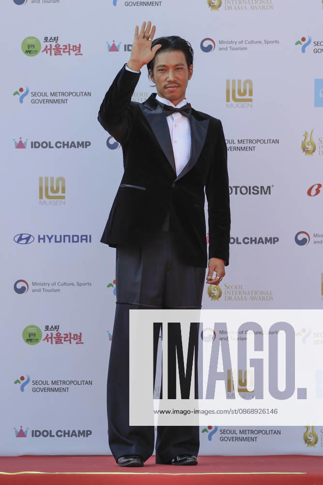 Red carpet at Seoul Drama Awards in South Korea South Korean actor Kim Min pose for photos on the red carpet during the 21st Seoul International Drama Awards in Seoul, South Korea, on October 08, 2026. Seoul South Korea