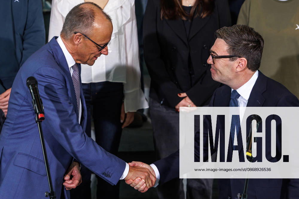 Exchange of the instruments of ratification of the Kensington Treaty by Federal Chancellor Friedrich Merz (CDU) and the Prime Minister of the United Kingdom of Great Britain and Northern Ireland, Andrew Burnham Exchange of the instruments of ratification of the Kens
