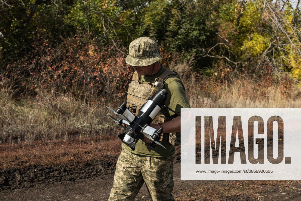 Ukrainian drone units are on duty at the front lines in Donetsk Region DONETSK REGION, UKRAINE - OCTOBER 8: Diego Herrera Carcedo Anadolu Donetsk Ukraine. Editorial use only. Please get in touch for any other usage.