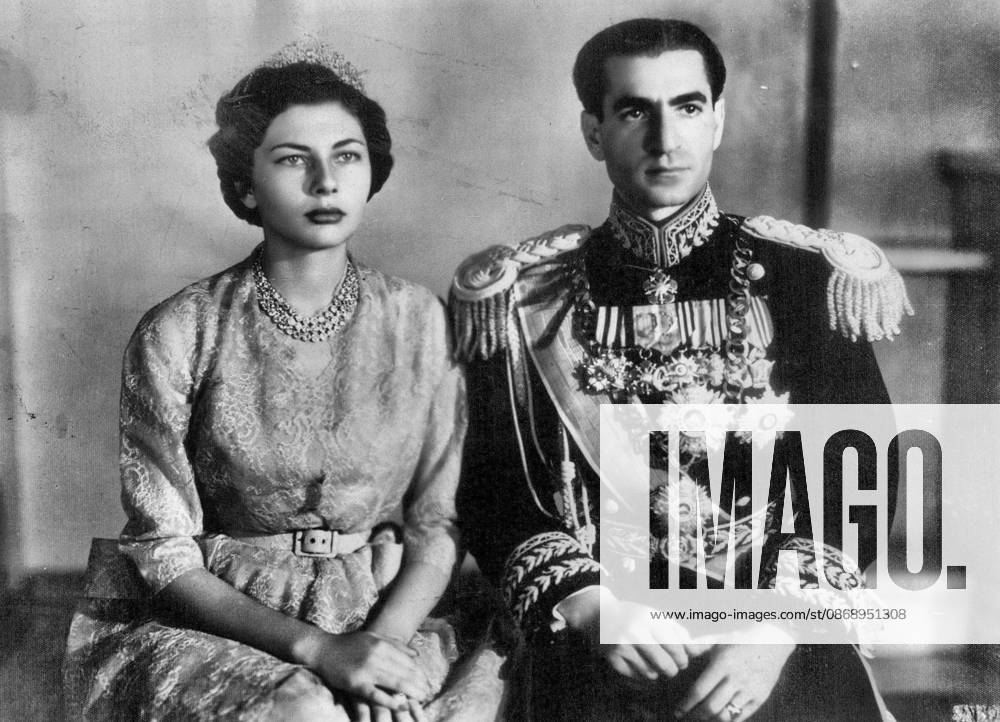 Shah and his Queen - New Picture: In this new picture the Shah of Persia is seen with his attractive wife, Queen Soraya. The Shah, Commander-in-Chief of the Persian armed forces, recently underwent an appendicitis operation. July 16, 1951.