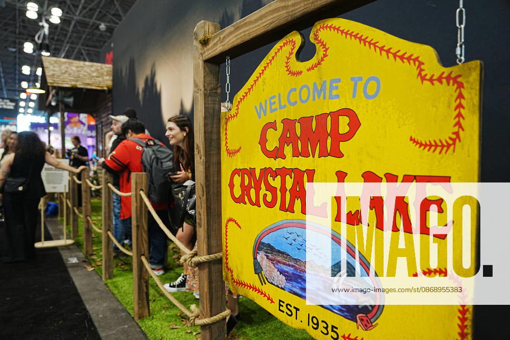 Universal Peacock hosts a Camp Crystal Lake experience at the 2026 New York Comic Con at the Javits Center on October 8, 2026 in New York. Crystal Lake premieres on Peacock on October 15. The series is a prequel to the Friday the 13th franchise. New York USA - ZUMAb148 20261008_zap_b148_029