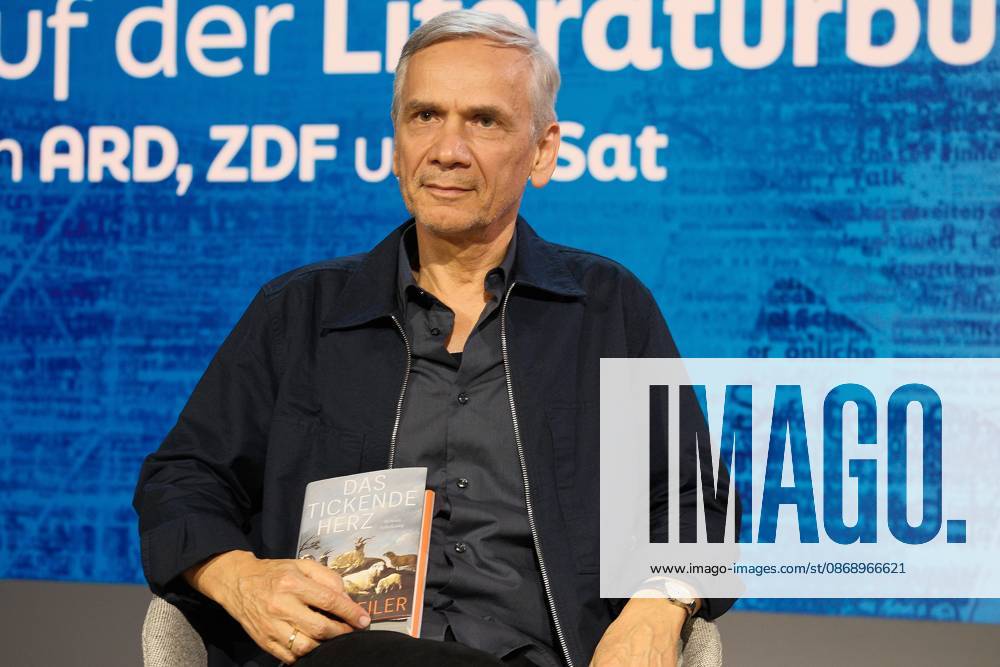 Frankfurt am Main, Frankfurt Book Fair 2026: Author Lutz Seiler presents his new book, *Das tickende Herz* KH