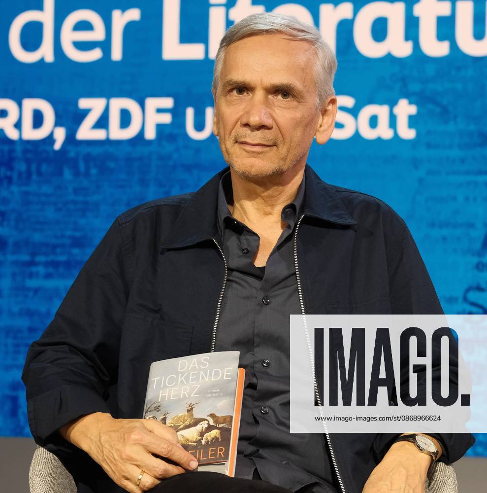 Frankfurt am Main, Frankfurt Book Fair 2026: Author Lutz Seiler presents his new book, *Das tickende Herz* KH