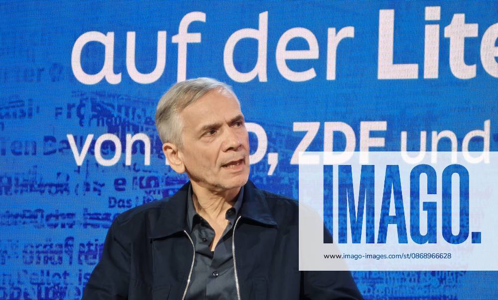 Frankfurt am Main, Frankfurt Book Fair 2026: Author Lutz Seiler presents his new book, *Das tickende Herz* KH