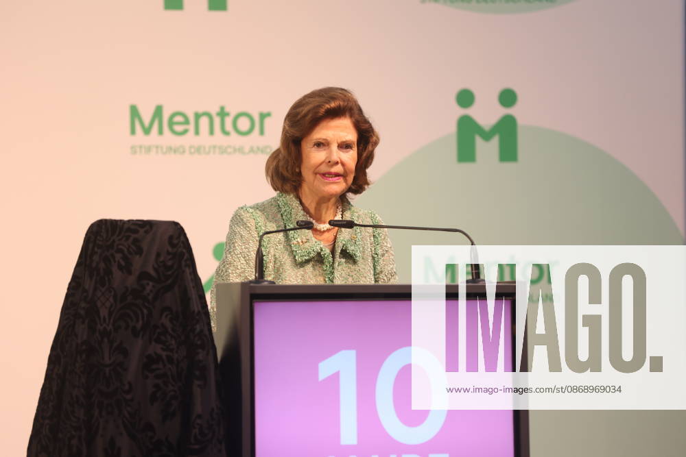 Queen Silvia of Sweden at the Mentor Foundation s anniversary celebration on Mainau Island, Mainau