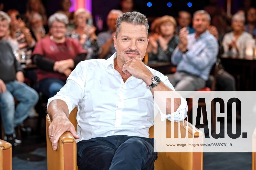 MDR Riverboat actor Hardy Krüger during the taping of the MDR talk show Riverboat on October 8, 2026, at Mediacity Leipzig 20261008SFL0027