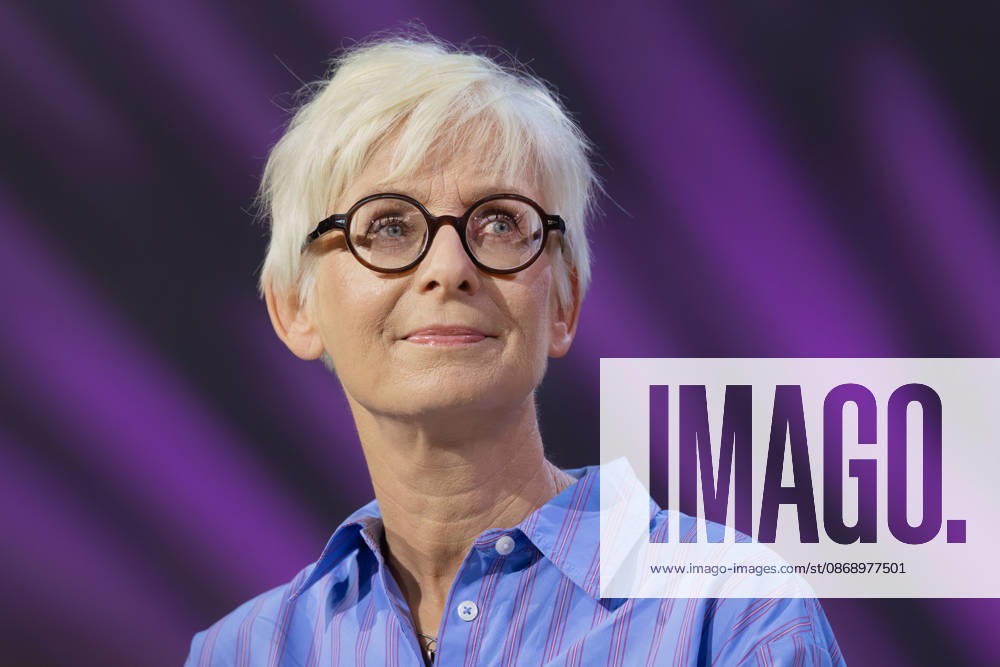 Frankfurt Book Fair 2026: Author Dörte Hansen will present her new book, *Broder*, on the ARD, ZDF, and 3sat literature stage, Frankfurt am Main, Hesse, Germany, Exhibition Center