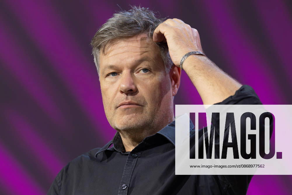 Frankfurt Book Fair 2026: Robert Habeck presents his new book, *Arctic Meltdown*, on the literature stage hosted by ARD, ZDF, and 3sat; Frankfurt am Main, Hesse, Germany; Exhibition Grounds
