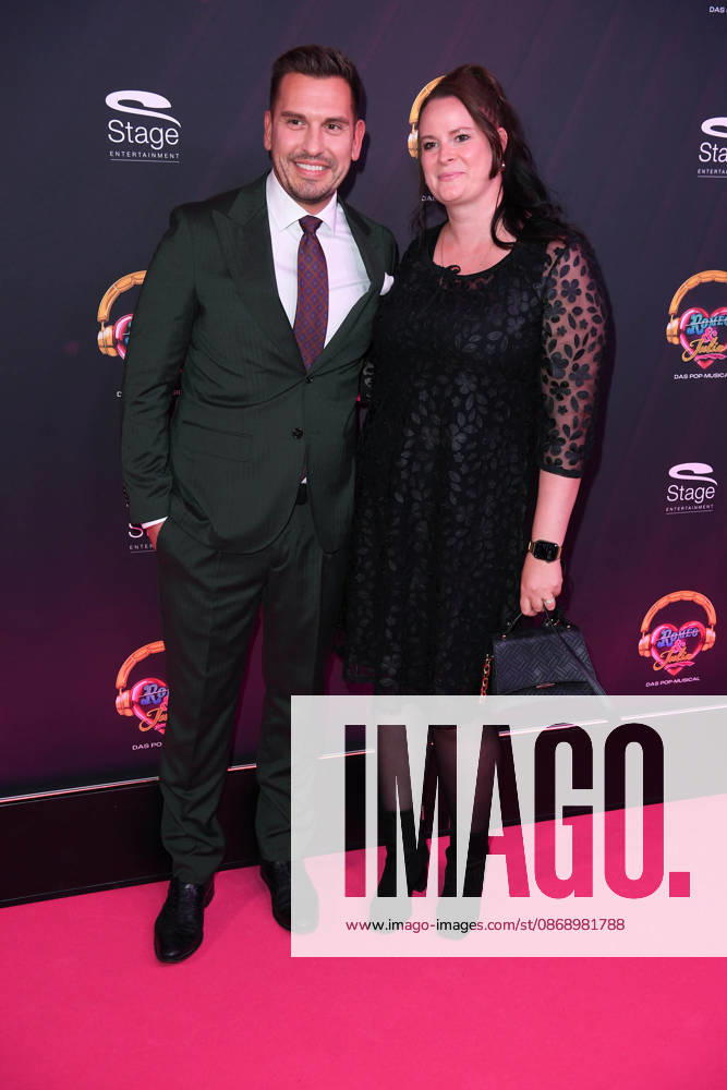 Chris Fleischhauer and Simone Wimmer of Hitradio Antenne 1 at the JULIA MUSICAL PREMIERE at the Stage Palladium Theater in Stuttgart on October 8, 2026