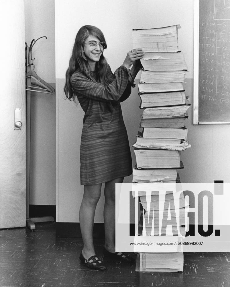 Pioneering computer scientist MARGARET HAMILTON passed away on September 30, 2026, at the age of 90. She famously led the MIT Instrumentation Laboratory team that developed the onboard flight software for s Apollo missions. File Image Shot On: Nov 25, 1969, Cambridge, Massachusetts, USA: Margaret Hamilton standing next to the navigation software that she and her MIT team produced for the Apollo Project. Cambridge USA - ZUMAz03_ 19691125_new_z03_377
