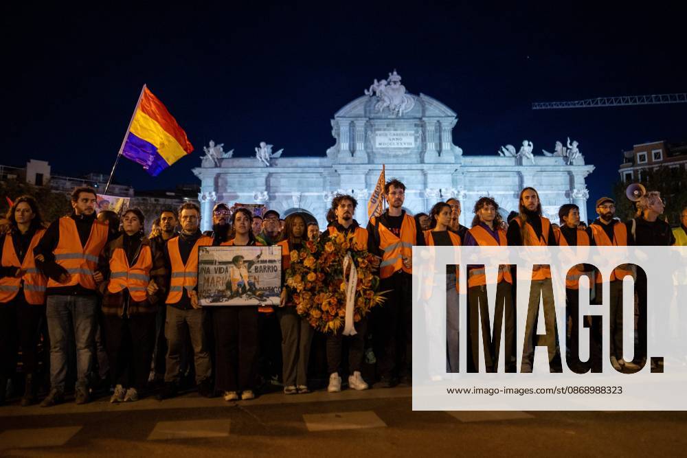 March in memory of Maricarmen in Madrid, Spain - 8 Oct 2026 Activists from the tenants union march through Madrid in memory of Maricarmen A march is making its way through the streets of Madrid, traveling from Puerta del Sol to the former home of Maricarmen Abascal—the 87-year-old woman who passed away 24 hours ago and whose eviction sparked a wave of citizen mobilization regarding the housing crisis. Madrid Spain
