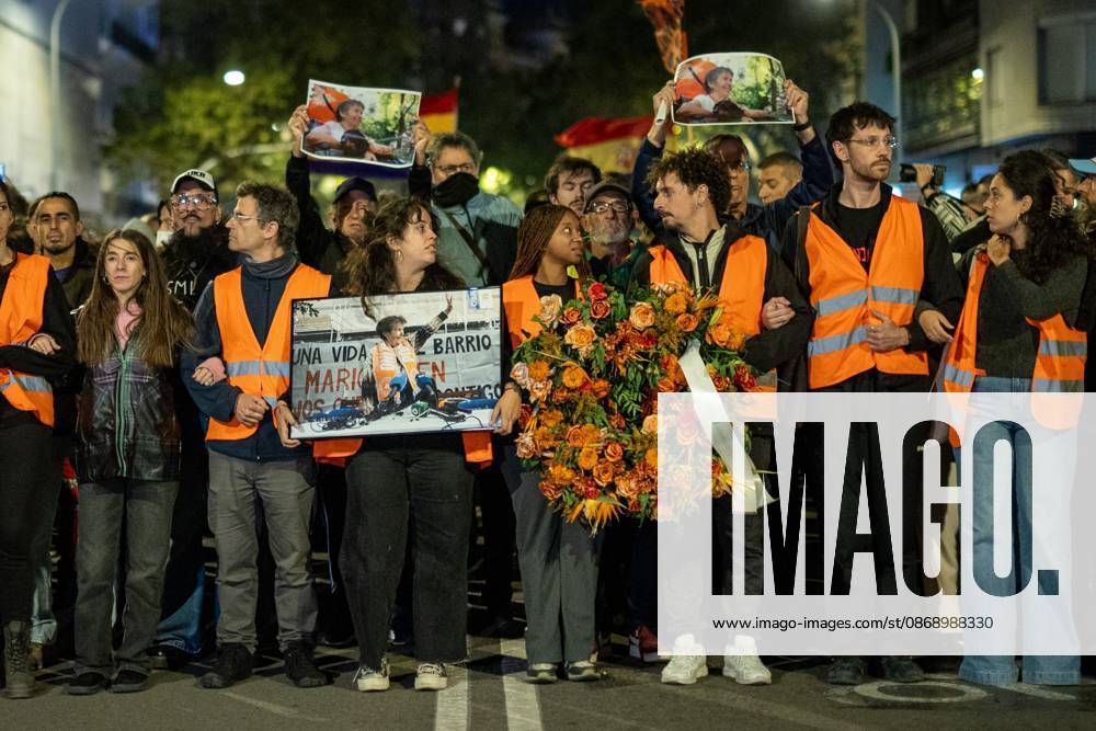 March in memory of Maricarmen in Madrid, Spain - 8 Oct 2026 Activists from the tenants union march through Madrid in memory of Maricarmen A march is making its way through the streets of Madrid, traveling from Puerta del Sol to the former home of Maricarmen Abascal—the 87-year-old woman who passed away 24 hours ago and whose eviction sparked a wave of citizen mobilization regarding the housing crisis. Madrid Spain