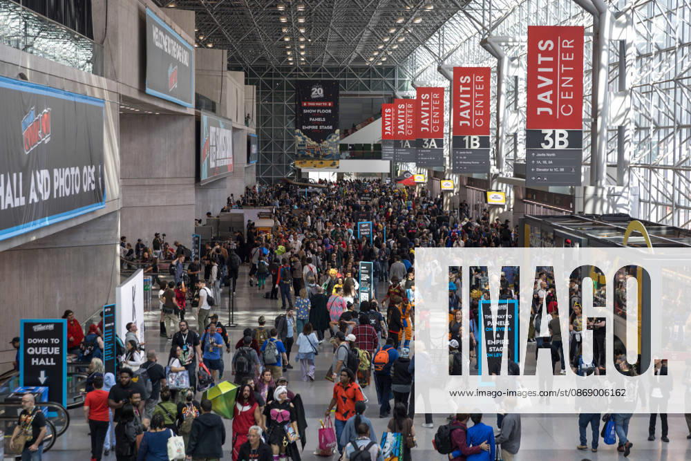 People in costumes and makeup pose during New York Comic Con 2026 at the Javits Center in New York City, United States, on Thursday, October 8, 2026. New York USA - ZUMAc233 20261008_zsp_c233_029
