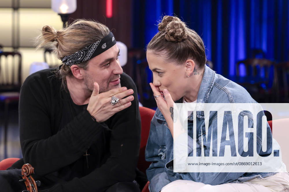 David Garrett and La Fee during the taping of the WDR talk show Kölner Treff at WDR Studio BS 3 in Cologne, October 8, 2026 Foto:xR.xSchmiegeltx xFuturexImagex koelner_treff0810_6024