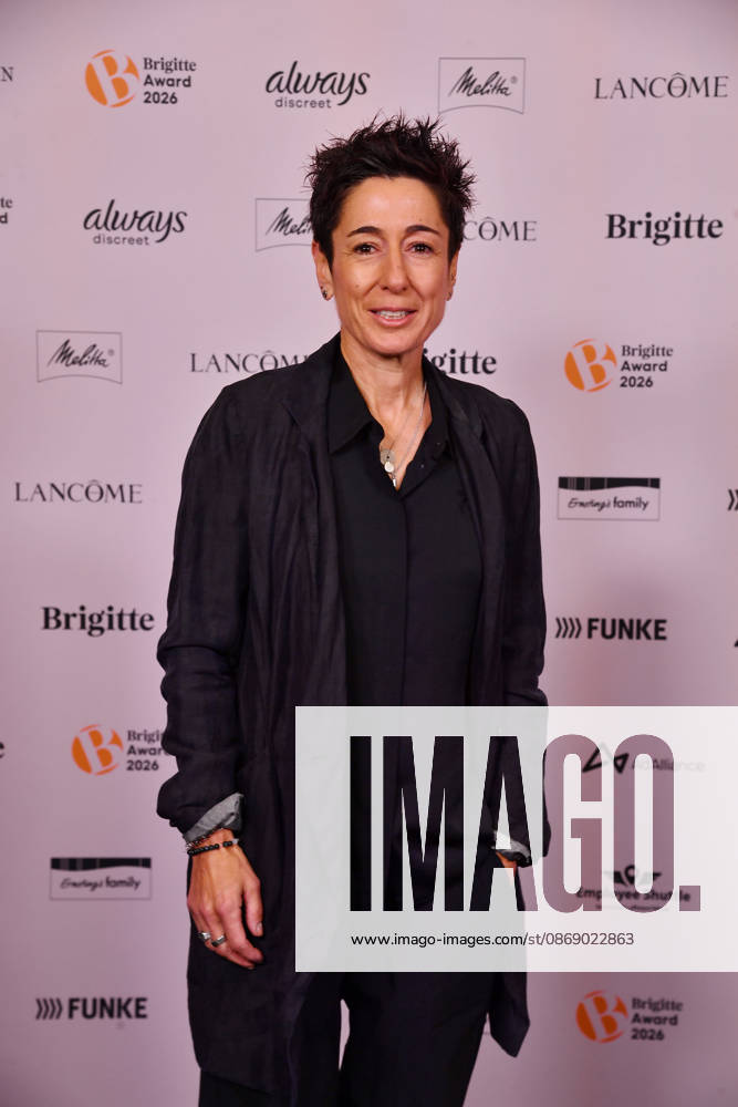 Dunja Hayali at the 2026 Brigitte Award ceremony at the Kino International in Berlin on October 8, 2026