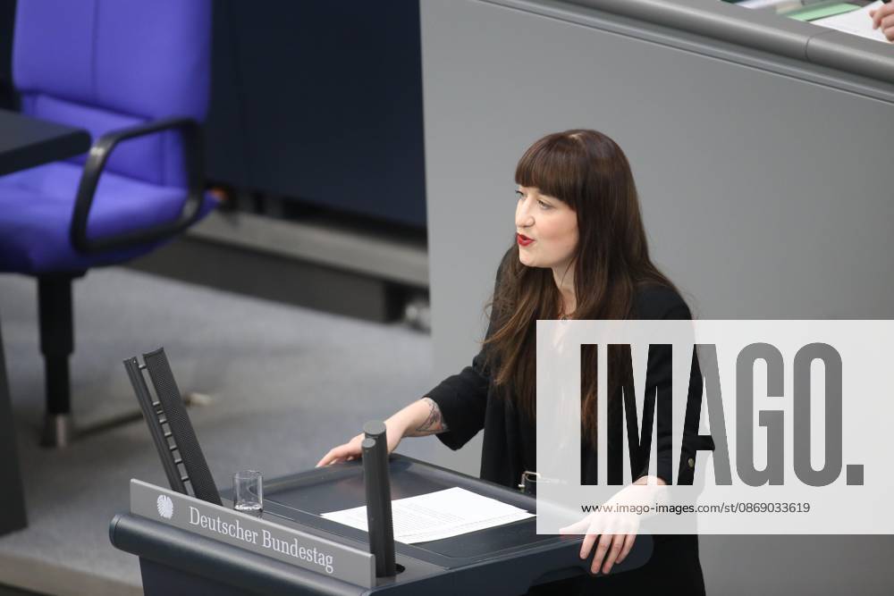 German Bundestag 100th Session of the Bundestag Heidi Reichinnek