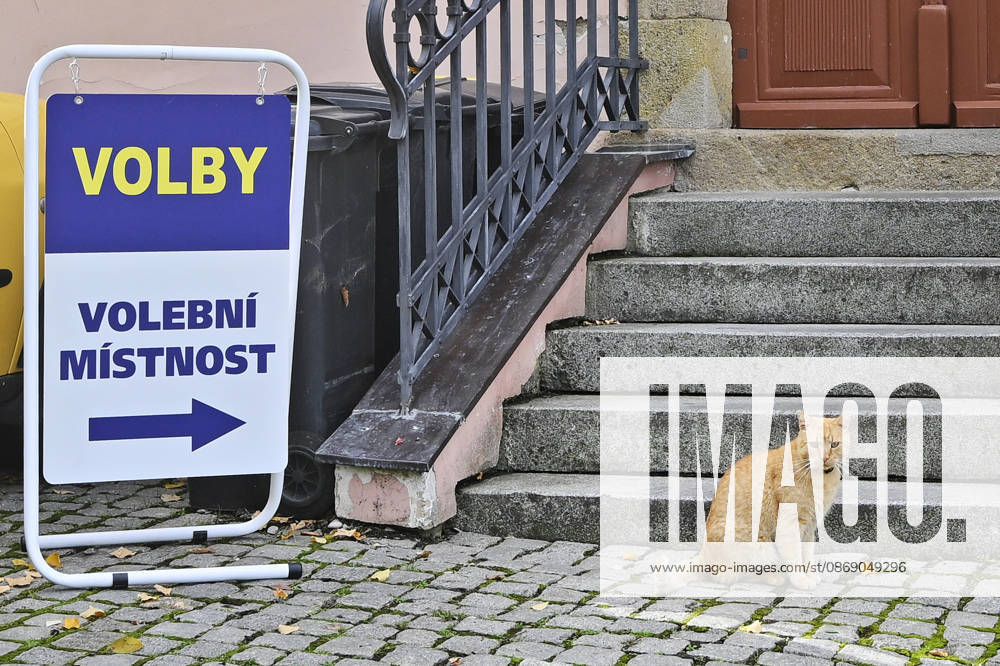 The two-day elections to municipal assemblies started in the Czech Republic together with the first round of the elections to one-third of the Senate, on October 9, 2026. The sing on the photo reads elections - to the polls , in Kozlany, Plzen Region, Czech Republic. (CTKxPhoto MiroslavxChaloupka) CTKPhotoP2026100904935 CTKPhotoP2026100904935