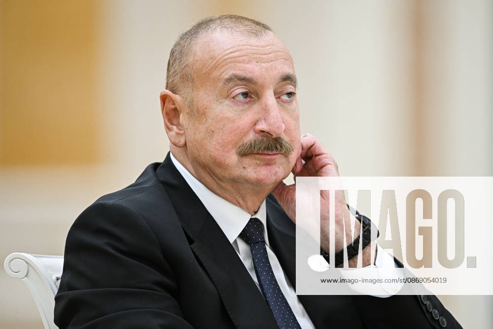 TURKMENISTAN, BALKAN PROVINCE - OCTOBER 9, 2026: Azerbaijan s President Ilham Aliyev attends the Caspian Ecological Summit Turkmenistan - ZUMAt113 20261009_zaa_t113_473