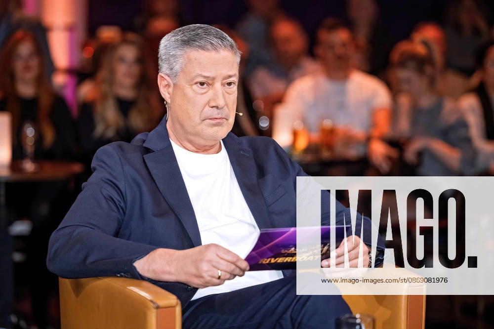 MDR Riverboat host Joachim Llambi during the taping of the MDR talk show Riverboat on October 9, 2026, at Mediacity Leipzig 20261009SFL0049