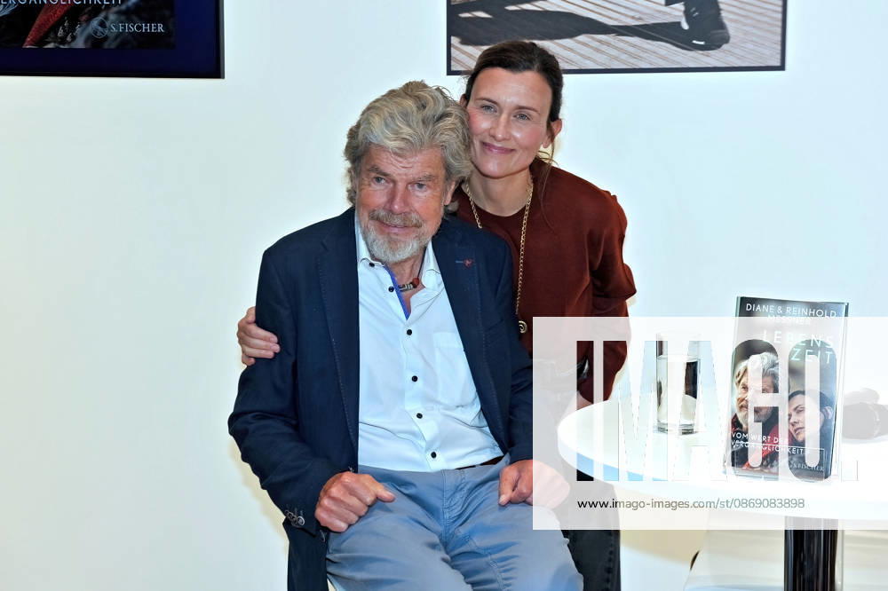 Frankfurt Book Fair 2026: Reinhold and Diane Messner on October 9, 2026, at the Frankfurt Book Fair 20261009MWI154475