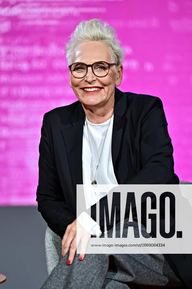 Frankfurt Book Fair 2026: Host Bärbel Schäfer on October 9, 2026, at the Frankfurt Book Fair 20261009MWI154869
