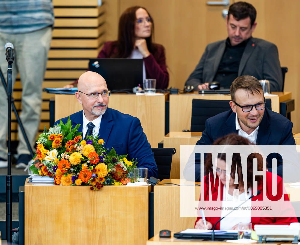 GER, News Politics, 8th Legislative Session, 58th Plenary Session in the Plenary Hall of the Thuringian State Parliament, Election of the Vice President of the Thuringian State Parliament: Steffen Quasebarth of Thüringen Gerecht is elected Vice President of the Thuringian State Parliament in the second round of voting, 99096 Erfurt, Thuringian State Parliament, Thuringia, Germany