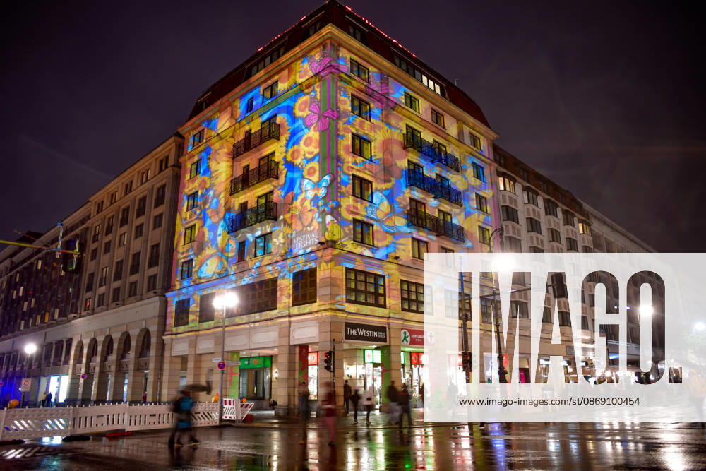 Festival of Lights 2026 Festival of Lights ** ** ** Festival of Lights 2026 at the Westin Grand Hotel Friedrichstrasse at the corner of Unter den Linden, Berlin, Berlin, Germany JK16830