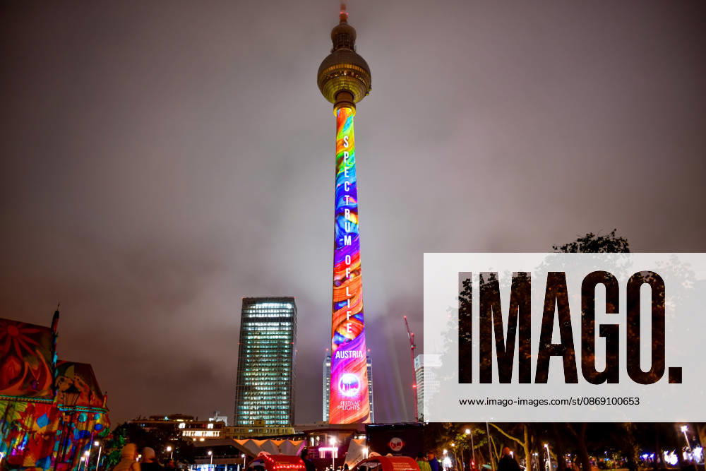 Festival of Lights 2026 Festival of Lights ** ** ** Festival of Lights 2026 at the Berlin TV Tower Berlin Berlin Germany JK16996