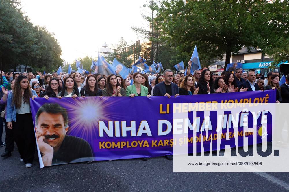 The anniversary of PKK leader Abdullah Ocalan s expulsion from Syria was protested in Diyarbakir, Turkey - 09 Oct 2026 Demonstrators hold a banner reading Now is the time for women against the conspiracy during the march. A protest was held in the city of Diyarbakir in Turkey, by the Peoples Equality and Democracy Party (DEM Party) and various Kurdish organizations and parties to mark the anniversary of PKK leader Abdullah Ocalan’s expulsion from Syria on October 9, 1998. Ocalan, the leader of the armed Kurdish organization the Kurdistan Workers Party (PKK), was captured in Kenya, taken to Turkey, and arrested after being expelled from Syria. Imprisoned for 27 years, Ocalan has been conducting peace talks with the Turkish state for the