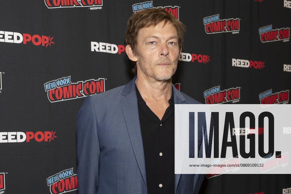 NORMAN REEDUS attends the press room for The Walking Dead Daryl Dixon on AMC Plus during New York Comic Con at Jacob Javits Convention Center in New York. 9 October 2026 New York USA - ZUMAa265 20261009_zep_a265_060