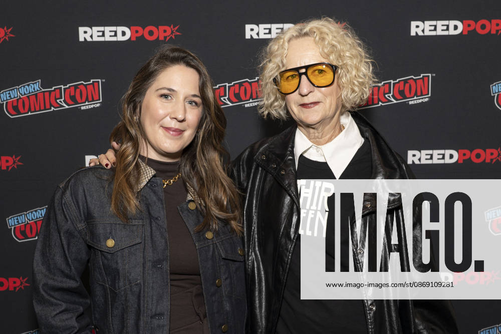 CATHERINE CRABTREE and LOU EYRICH attend the press room for American Horror Story 13 on FX during New York Comic Con at Jacob Javits Convention Center in New York. 9 October 2026 New York USA - ZUMAa265 20261009_zep_a265_093